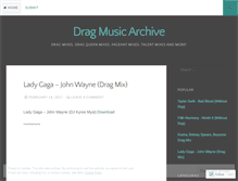 Tablet Screenshot of dragmixes.com